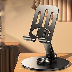 Giá kệ đỡ điện thoại dành cho iphone ipad máy tính bảng xoay 360 độ gấp gọn điều chỉnh nhiều nấc độ cao - Hàng chính hãng