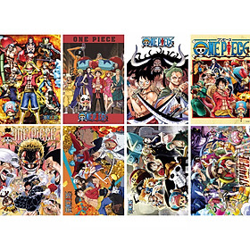 Poster One piece đảo hải tặc 8 tấm A3 ver 2