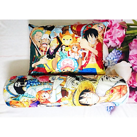 Mua Set vỏ gối nằm và vỏ gối ôm mẫu Luffy