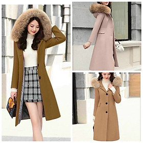 Áo khoác dạ phom dài cổ long BEYEU1688 - BY4487