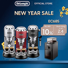 Mua  Hàng chính hãng  Máy pha cà phê espresso DeLonghi Dedica Style EC685 (BK/ M/ R)