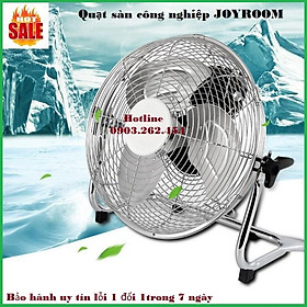 Mua Quạt sàn công nghiệp JOYROOM 12 inch cánh sắt siêu mát  xoay 130 độ  quạt chân quỳ tiết kiệm điện - BH 12 tháng -NH9460