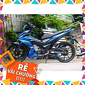 Tem Rời Winner V1 Mẫu Xanh Đen Chữ RS 150R