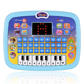 Hình ảnh Early Educational Toy Learning Tablet Toddler Computer Toy with LED Screen Display 8 Learning Modes Gift for Age 3-6