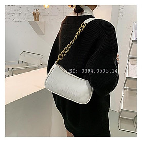 Túi Kẹp Nách Nữ Da Mềm ️Túi Đeo Chéo Da Rắn Kẹp Nách Hàn Quốc HQ148