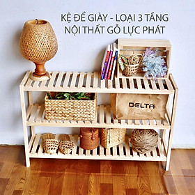 Mua Kệ 3 tầng đa năng -50cm - gỗ thông tự nhiên