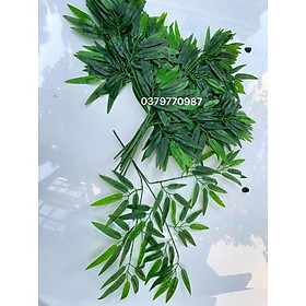 Mua Lá tre giả   lá nhựa xịn đẹp cành lá tre giả trang trí sự kiện cửa hàng