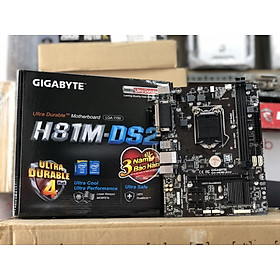 Hình ảnh Bo Mạch Chủ Main Gigabyte H81M-DS2 - Hàng Chính Hãng