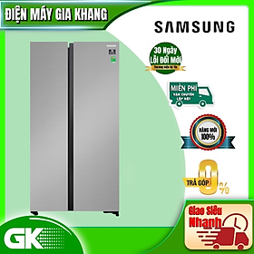 Hình ảnh Tủ Lạnh Side By Side Inverter Samsung RS62R5001M9/SV (647L) - Hàng Chính Hãng