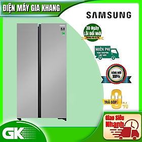 Tủ Lạnh Side By Side Inverter Samsung RS62R5001M9SV 647L - Hàng Chính Hãng - Chỉ Giao TPHCM