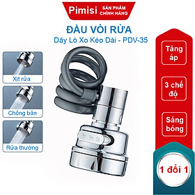 Mua Đầu Vòi Rửa Bát Tăng Áp Pimisi PDV-35 Rút Kéo Dài | Chính Hãng