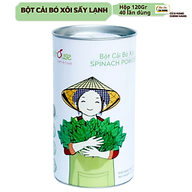 Bột cải bó xôi hữu cơ nguyên chất sấy lạnh Dalahouse - Mẫu mới 2022 Hộp 120gr tiết kiệm - Nguồn Vitamin K,A,C, sắt, magie & Mangan cao giúp xương chắc khỏe, hỗ trợ tiêu hóa và hỗ trợ thị lực _ ThuDươngShop Chờ duyệt tự động