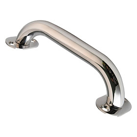 Marine Grab Handle 10.43inch Stable Polished, Elderly Assist ,316 Stainless Steel, Universal Handrail Fit for RV Kayak Boat Fishing Safety