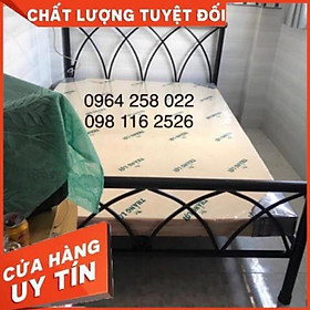 Giường lưới đen ngang 1m4 dài 2m Freeship tphcm.