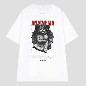 Áo thun tay lỡ form rộng ANATHEMA vải cotton cao cấp co giãn 4 chiều - Áo phông nam nữ unisex Gokis shop LX36