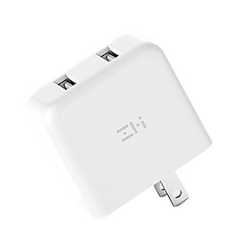 Adapter sạc nhanh Xiaomi 2USB QC 3.0 ZMI - Hàng chính hãng