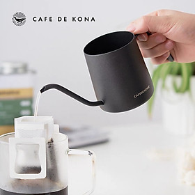 Mua Ấm bình rót pha cà phê túi lọc phin giấy màu đen nhám CAFE DE KONA