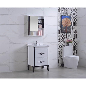 Mua Tủ lavabo chân nhựa PVC cao cấp KT 60x45