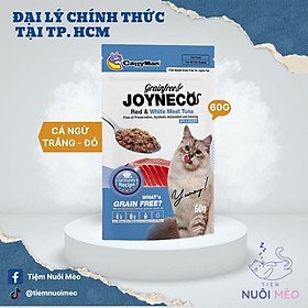 Pate cho mèo Joyneco  - túi 60g - Cá Ngừ & Cá Ngừ Trắng