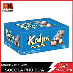 Bánh Kem Xốp Socola Phủ Dừa Kalpa Thái Lan 264g