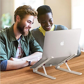 Mua Gía kệ đỡ laptop macbook tản nhiệt nhỏ gọn tiện lợi thông minh dễ di chuyển - Hàng chính hãng