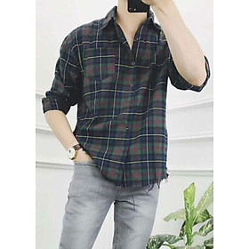 Hình ảnh Áo Sơ Mi Nam Dài Tay Kẻ Caro Phong Cách Unisex Thời Trang PONIVA Mẫu Mới Hot Trend