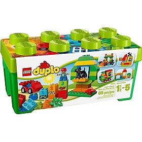 Mô Hình LEGO Thùng Gạch Xanh DUPLO Vui Nhộn (65 Mảnh Ghép) - 10572