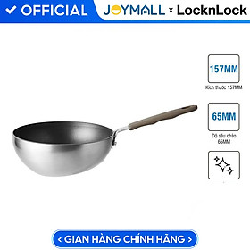 Chảo Wok Lock&Lock Handycook LHD1165 Có Tay Cầm 15.5cm - Màu Xám