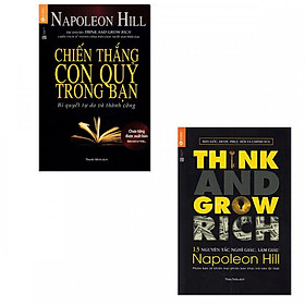 [Download Sách] Combo Sách Kỹ Năng, Tuyệt Chiêu Làm Gìau: Chiến Thắng Con Quỷ Trong Bạn + Think And Grow Rich - 13 Nguyên Tắc Nghĩ Giàu Làm Giàu (Tặng kèm bookmark thiết kế Aha)