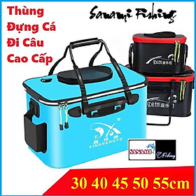 Thùng Đựng Cá Đi Câu Cao Cấp phụ kiện câu cá giỏ đựng cá,rọng đựng cá tiện lợi KK9