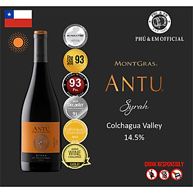 Rượu Vang Đỏ Chile MontGras Antu Shiraz