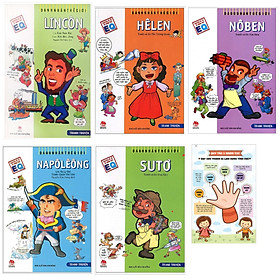 Combo Danh Nhân Thế Giới (5Q - Sách Thiếu Nhi / Tự Truyện Các Vĩ Nhân Thiên Tài Thay Đổi Cuộc Sống ) + Tặng Poster An Toàn cho Con Yêu