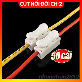 Combo 50 cút nối dây điện, kẹp nối dây đôi CH2 CH-2