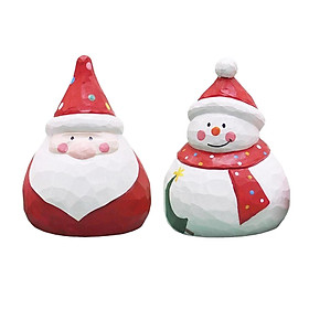 Santa Doll Christmas Collectible Statue Photo Prop for