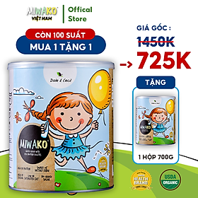 Sữa Hạt Hữu Cơ Miwako Hộp 700g Vị Gạo, Đạm Lành Dễ Uống Date T3/2024