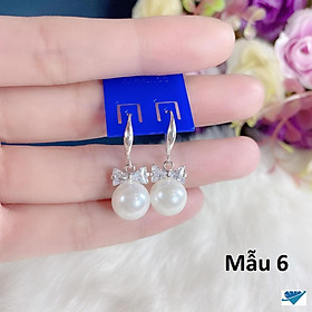 Bông tai bạc móc trai các mẫu MS65