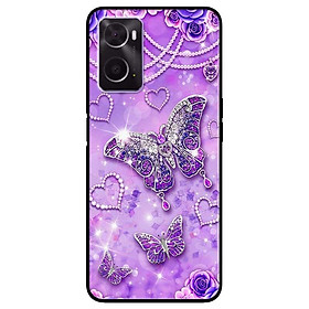 Ốp lưng dành cho Oppo A16K - Oppo A36 / A76 - Oppo Reno 7z 5G mẫu Bướm Hoa Xanh