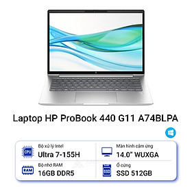 Mua Laptop HP ProBook 440 G11 A74BLPA (Ultra 7 155H/ 16GB/ 512GB SSD/ 14 inch WUXGA Touch/ Win11/ Silver/ Vỏ nhôm) - HÀNG CHÍNH HÃNG