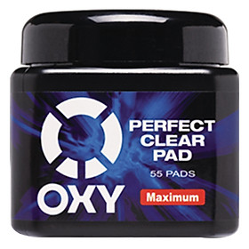Miếng Làm Sạch Da Ngăn Ngừa Mụn Cho Nam OXY Perfect Clear Pad (Hộp 55 Miếng)