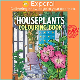 Sách - The Houseplants Colouring Book by Maria Lia Malandrino (UK edition, paperback)