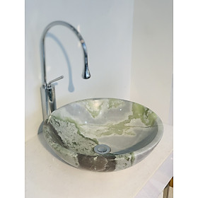 LAVABO ĐÁ TỰ NHIÊN - TRÒN MỎNG - ON81 ALSKA ẤN ĐỘ