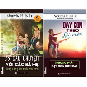 [Download Sách] Combo Dạy Con Và Cùng Con Phát Triển Bản Thân ( Dạy Con Theo Lối Mới + 33 Câu Chuyện Với Các Bà Mẹ Cùng Con Phát Triển Bản Thân ) tặng kèm bookmark TH