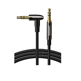 Mua Ugreen UG40187AV139TK 3M 3.5mm góc nghiêng phải Cáp AUX âm thanh 2 đầu 3.5mm - HÀNG CHÍNH HÃNG
