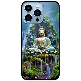 Ốp lưng dành cho Iphone 12 - 12 Pro - 12 Pro Max - 13 Mini - 13 - 13 Pro - 13 Pro Max - Đức Phật Thiền - Hàng Chính Hãng