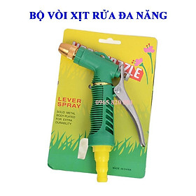Vòi xịt nước tưới cây, rửa xe Phun tia Phun sương đa năng lắp ống 16mm, 20mmvà 25mm