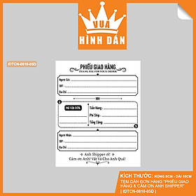 Set 50/100 tem sticker (8*10cm) phiếu giao hàng, phiếu ship hàng thiết kế trắng đen đơn giản kèm cảnh báo hàng dễ vỡ (dành cho shop) (5 mẫu)