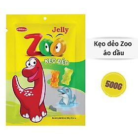 Kẹo dẻo Zoo Bibica áo dầu túi 500g
