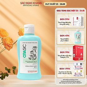 Dung dịch vệ sinh Orasic (100ml) kháng khuẩn thiên nhiên