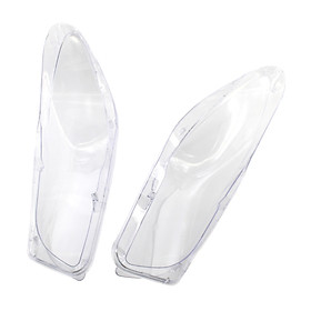 1 Pair Headlight Cover Clear Lens Left & Right 63117271911/63117271912 Replacement for BMW F10 F18 2010-2013