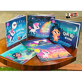 combo 6 tập – MƯỜI PHÚT NỮA ĐẾN GIỜ ĐI NGỦ – Crabit Kidbooks – in màu toàn bộ